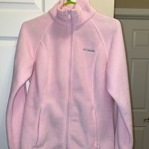 Columbia jacket breast cancer awareness
